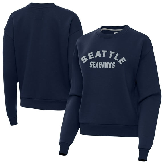Women's Antigua  Navy Seattle Seahawks Victory Sweatshirt
