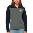thumbnail image 1 of Women's Antigua Navy/Steel FC Cincinnati Protect Full-Zip Hoodie, 1 of 1