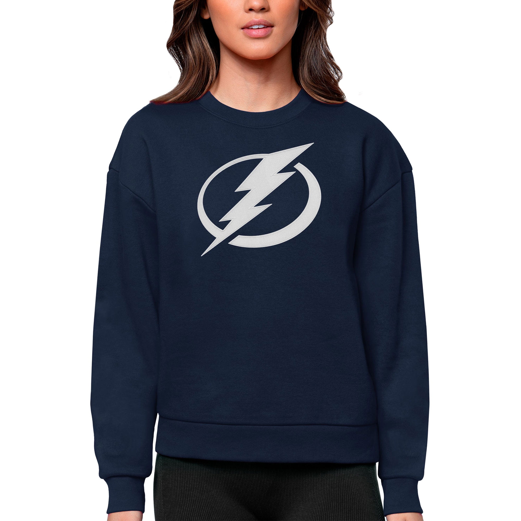 Women's Antigua Navy Tampa Bay Lightning Primary Logo Team Logo Victory