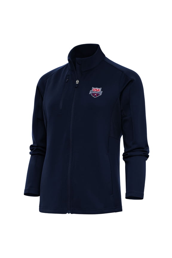Women's Antigua  Navy USA Swimming Generation Full-Zip Jacket