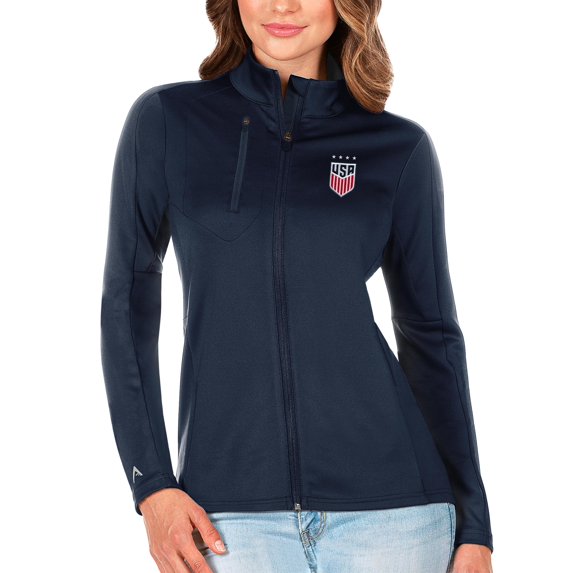 Women's Antigua Navy USWNT Generation Full-Zip Jacket