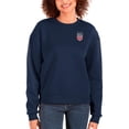 thumbnail image 1 of Women's Antigua Navy USWNT Victory Crewneck Pullover Sweatshirt, 1 of 1