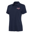 thumbnail image 1 of Women's Antigua Navy Washington Capitals Reprocess Polo, 1 of 1