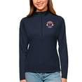 thumbnail image 1 of Women's Antigua Navy Washington Wizards Tribute Half-Zip Top, 1 of 1