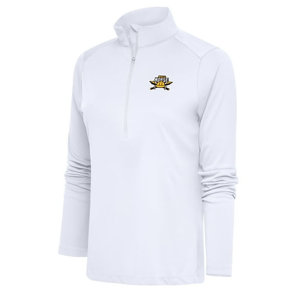 Women's Antigua  Northern Kentucky University Norse White Tribute Half-Zip Top