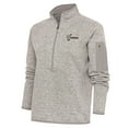 thumbnail image 1 of Women's Antigua  Oatmeal Inland Empire 66ers Fortune Half-Zip Pullover Jacket, 1 of 1