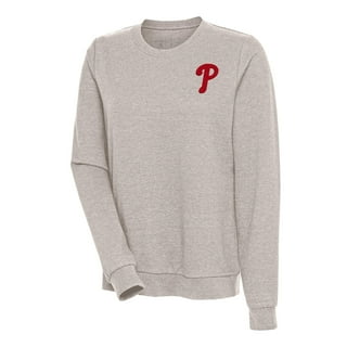 Philadelphia Phillies Antigua Women's Victory Chenille Pullover Sweatshirt  - White