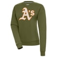 thumbnail image 1 of Women's Antigua Olive Athletics Victory Pullover Sweatshirt, 1 of 1