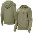 thumbnail image 1 of Women's Antigua Olive Boston Bruins Seeker Full-Zip Hoodie, 1 of 3