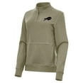 thumbnail image 1 of Women's Antigua  Olive Buffalo Bills Crush Quarter-Zip Top, 1 of 1