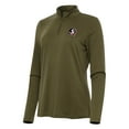 thumbnail image 1 of Women's Antigua Olive Florida State Seminoles Reprocess Quarter-Zip Top, 1 of 1