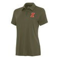 thumbnail image 1 of Women's Antigua Olive Illinois Fighting Illini Reprocess Polo, 1 of 1