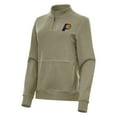 thumbnail image 1 of Women's Antigua Olive Indiana Pacers Crush Quarter-Zip Fleece Sweatshirt, 1 of 1