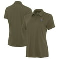 thumbnail image 1 of Women's Antigua  Olive New Mexico Lobos Reprocess Polo, 1 of 3