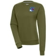 thumbnail image 1 of Women's Antigua Olive New York Rangers Victory Pullover Sweatshirt, 1 of 1