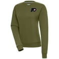 thumbnail image 1 of Women's Antigua Olive Philadelphia Flyers Victory Pullover Sweatshirt, 1 of 1