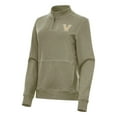 thumbnail image 1 of Women's Antigua Olive Vanderbilt Commodores Crush Quarter-Zip Fleece Sweatshirt, 1 of 1