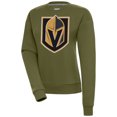 thumbnail image 1 of Women's Antigua Olive Vegas Golden Knights Victory Pullover Sweatshirt, 1 of 1