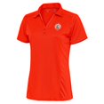 thumbnail image 1 of Women's Antigua Orange Connecticut Sun Tribute Polo, 1 of 1
