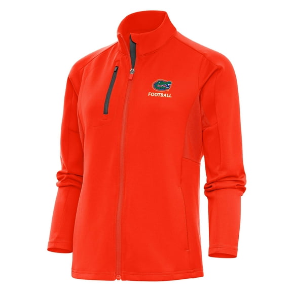 Women's Antigua Orange Florida Gators Football Generation Full-Zip Jacket