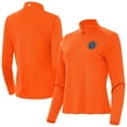 thumbnail image 1 of Women's-Antigua  Orange New York City FC Tribute Half-Zip Pullover, 1 of 3