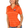thumbnail image 1 of Women's Antigua Orange New York Islanders Compass Polo, 1 of 1