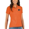 thumbnail image 1 of Women's Antigua Orange Philadelphia Flyers Legacy Pique Polo, 1 of 1