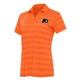thumbnail image 1 of Women's Antigua Orange Philadelphia Flyers Tunnel Polo, 1 of 1