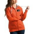 thumbnail image 1 of Women's Antigua Orange Philadelphia Flyers Victory Full-Zip Hoodie, 1 of 1