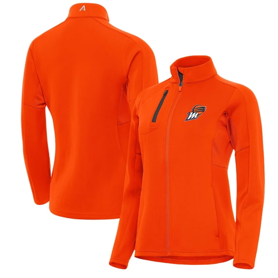 Women's Antigua Orange Phoenix Mercury Generation Full-Zip Jacket