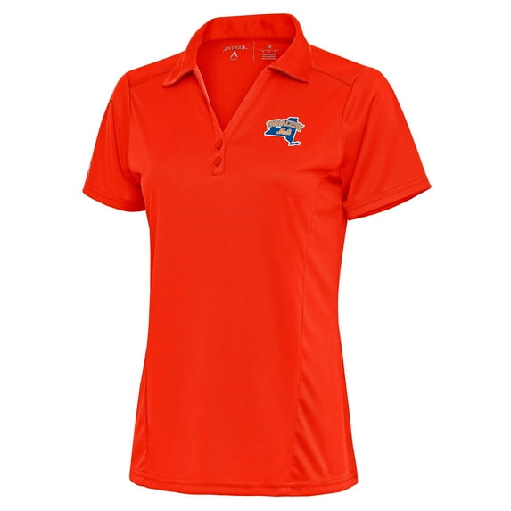 Women's Antigua Orange Syracuse Mets Tribute Polo