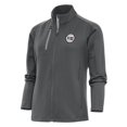 thumbnail image 1 of Women's Antigua  Pewter Detroit Pistons Metallic Logo Generation Full-Zip Jacket, 1 of 1