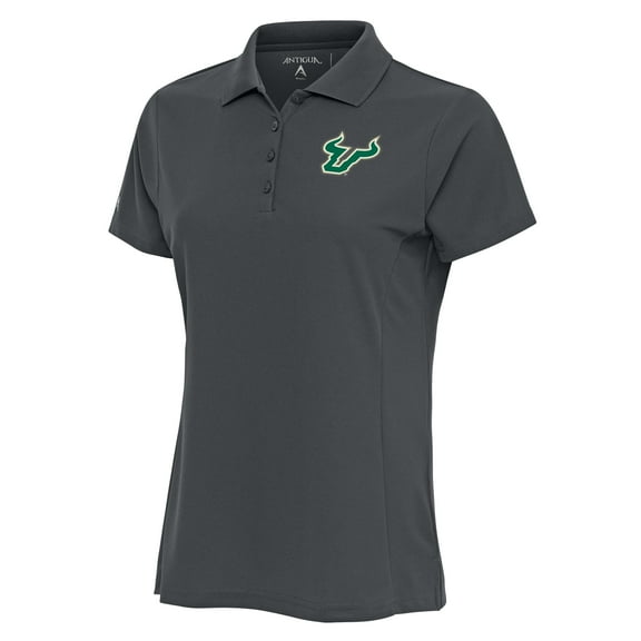 Women's Antigua  Pewter South Florida Bulls Legacy Pique Polo