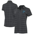 thumbnail image 1 of Women's Antigua Pewter St. Louis Blues Tunnel Polo, 1 of 3