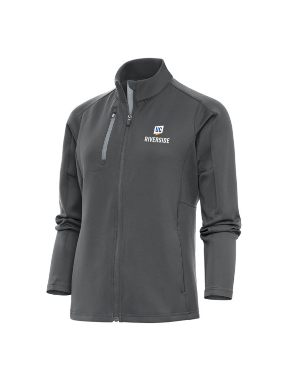 Women's Antigua Pewter UC Riverside Highlanders Generation Full-Zip Jacket