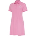 thumbnail image 1 of Women's Antigua Pink Tampa Bay Lightning White Logo Play Through Polo Dress, 1 of 2