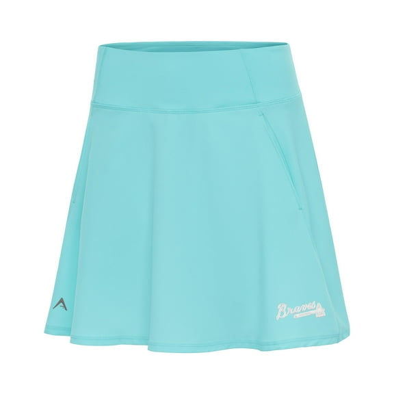 Women's Antigua Powder Blue Atlanta Braves Chip Skort