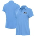 thumbnail image 1 of Women's Antigua  Powder Blue NASCAR Chicago Street Race Era V-Neck Polo, 1 of 3
