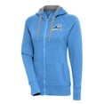 thumbnail image 1 of Women's Antigua  Powder Blue West Michigan Whitecaps Victory Full-Zip Hoodie, 1 of 1