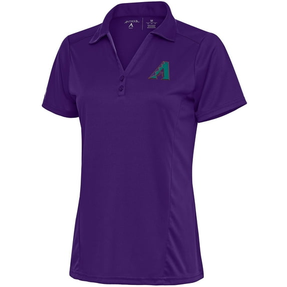 Women's Antigua Purple Arizona Diamondbacks Cooperstown Tribute Polo