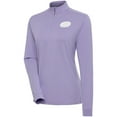 thumbnail image 1 of Women's Antigua Purple Carolina Hurricanes White Logo Finish Quarter-Zip Top, 1 of 2