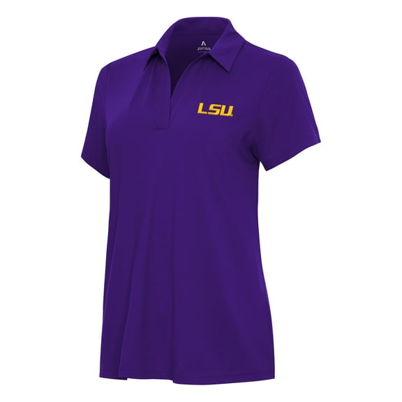 Women's Antigua Purple LSU Tigers Era Polo