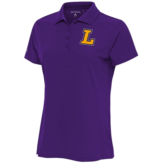 Women's Antigua Purple Lipscomb Bisons Legacy Pique Polo