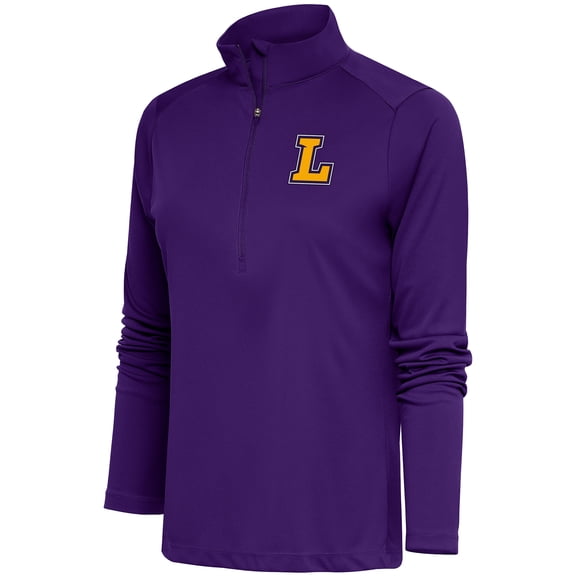 Women's Antigua  Purple Lipscomb Bisons Tribute Half-Zip Pullover