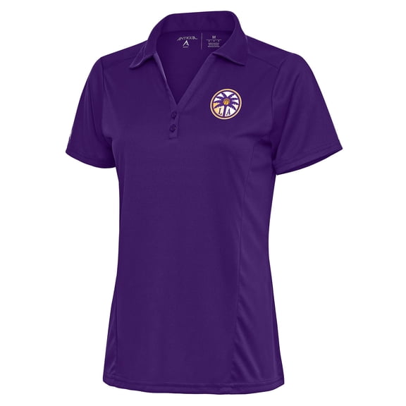 Women's Antigua Purple Los Angeles Sparks Tribute Polo