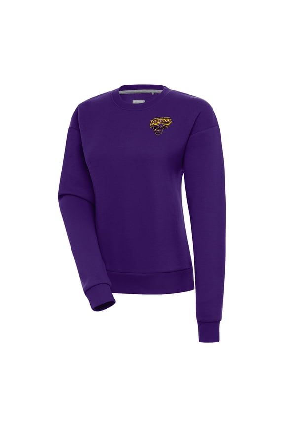 Women's Antigua Purple Minnesota State University, Mankato Victory Pullover Sweatshirt