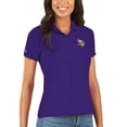 thumbnail image 1 of Women's Antigua Purple Minnesota Vikings Legacy Pique Polo, 1 of 1