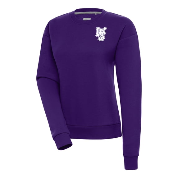 Women's Antigua Purple Winston-Salem Dash Victory Pullover Sweatshirt