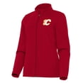 thumbnail image 1 of Women's Antigua Red Calgary Flames Links 2 Full-Zip Golf Jacket, 1 of 1