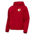thumbnail image 1 of Women's Antigua Red Calgary Flames Universe Full-Zip Puffer Jacket, 1 of 1